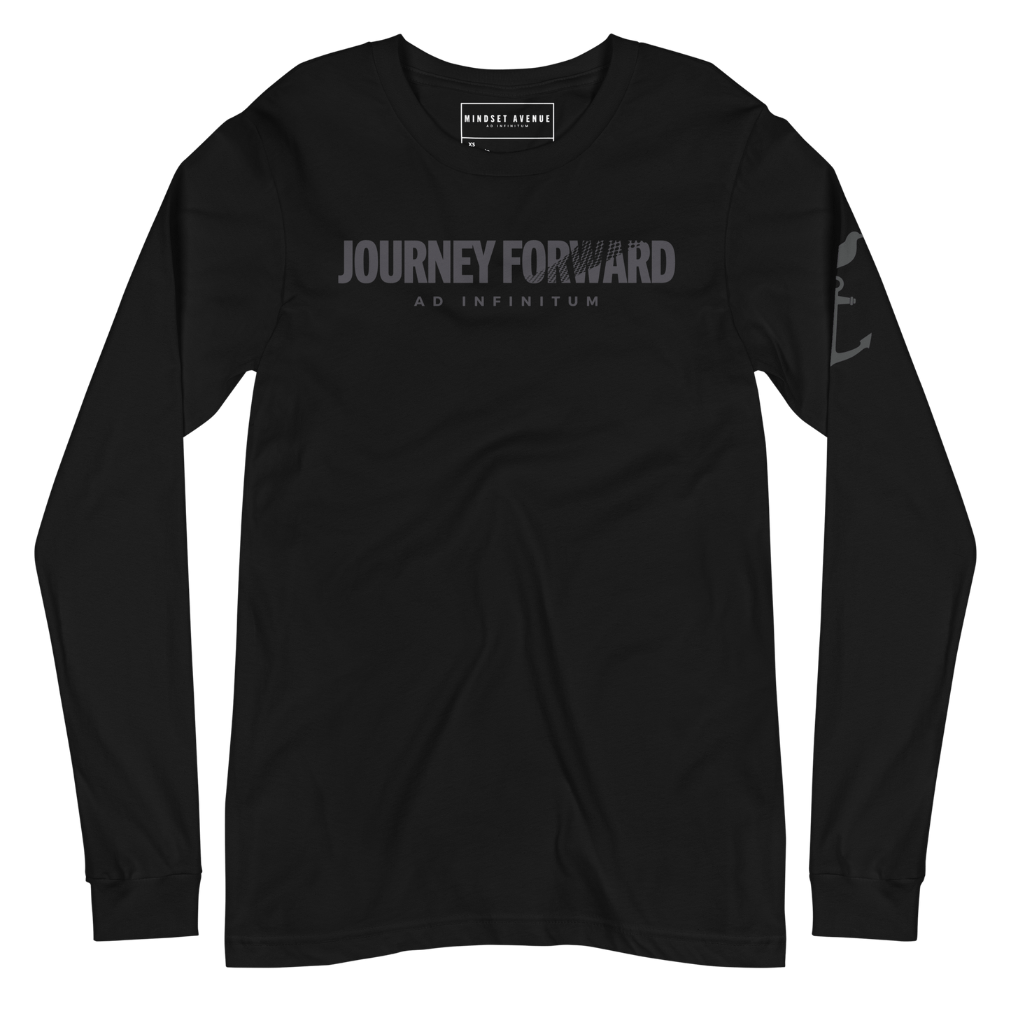 Journey Forward Long Sleeve T-Shirt (Black)