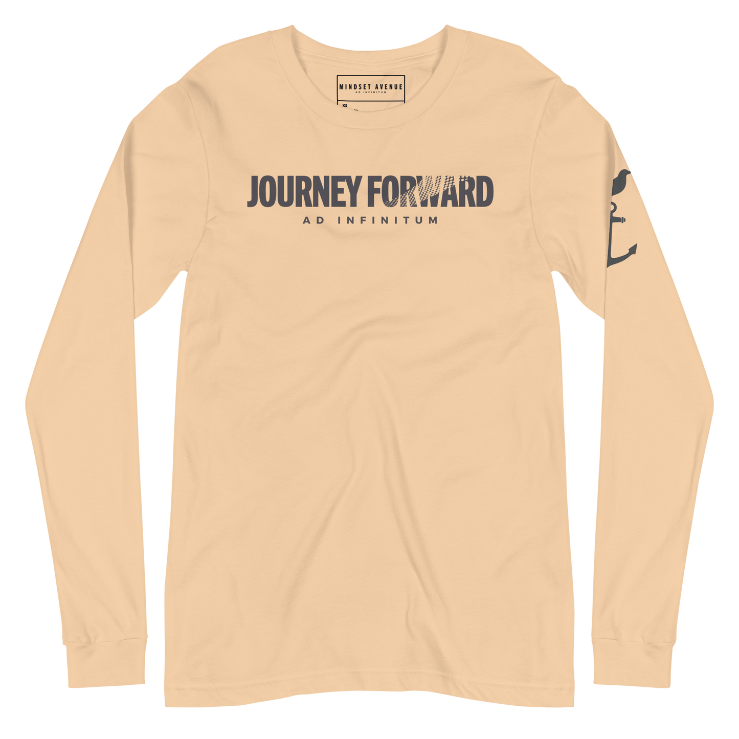 Journey Forward Long Sleeve T-Shirt (Cream)