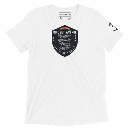 Introducing Mindset Avenue (Vintage Script) Unisex Tri-Blend T-Shirt 